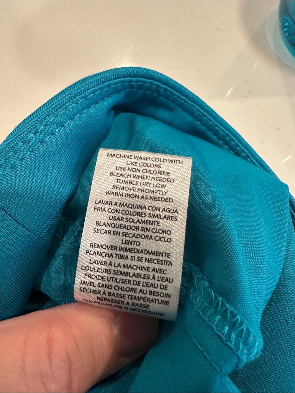 Healing Hands purple label Teal Blue cargo scrubs size M - Picture 9 of 9